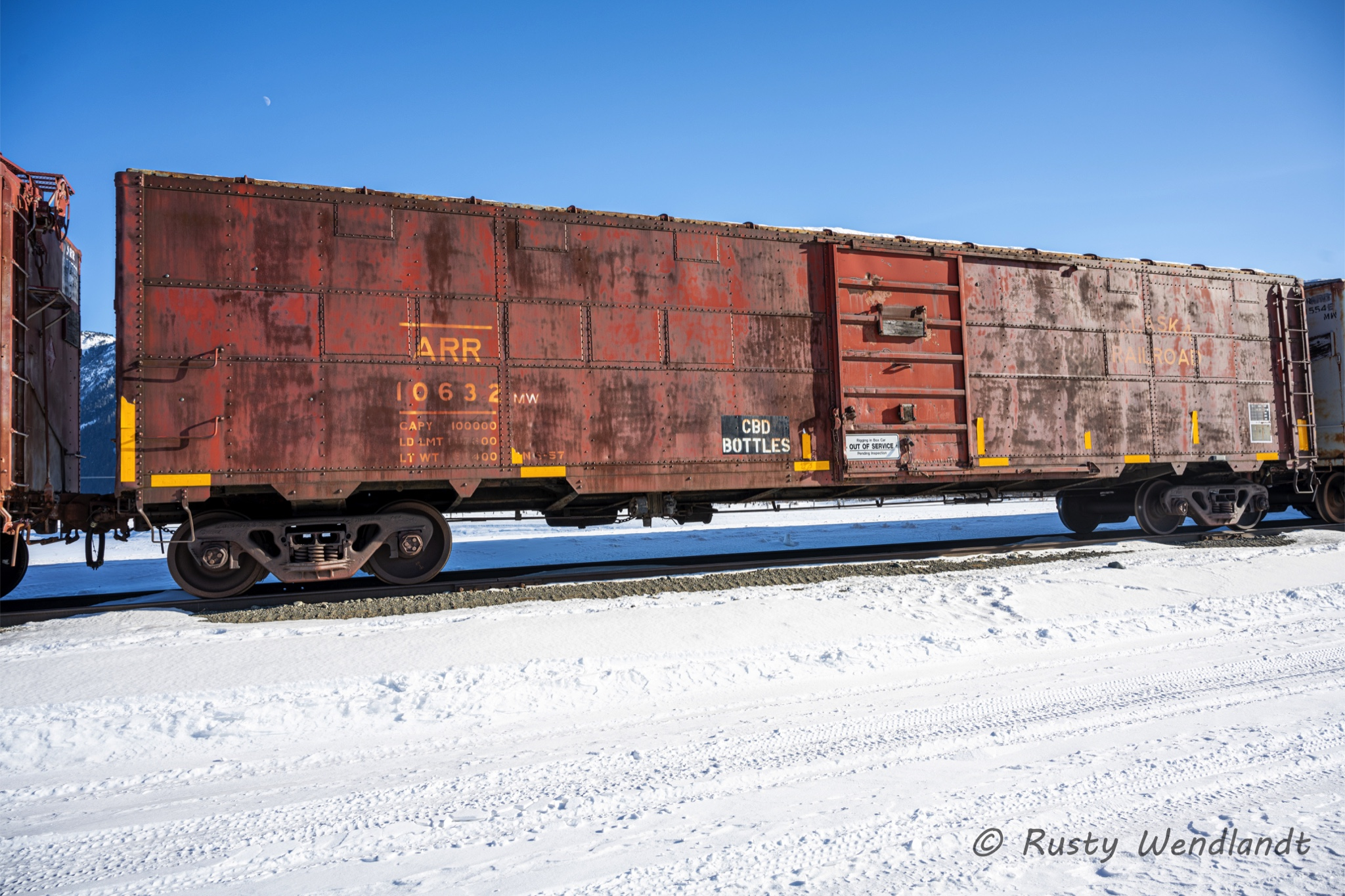 Box car #10632 at Portage