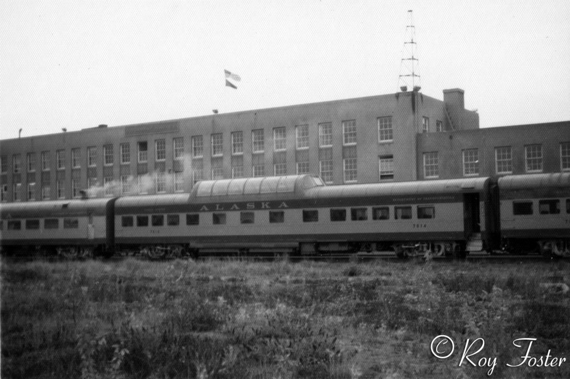 7014 ARR on #6 to Fairbanks. 11 Sep 1973