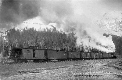 Camp cars leaving Seward