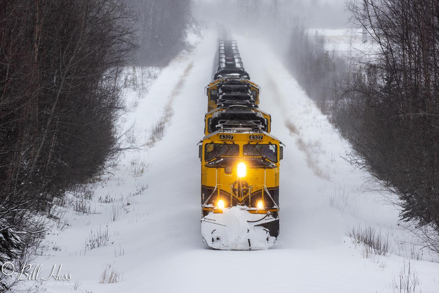 Southbound morning freight