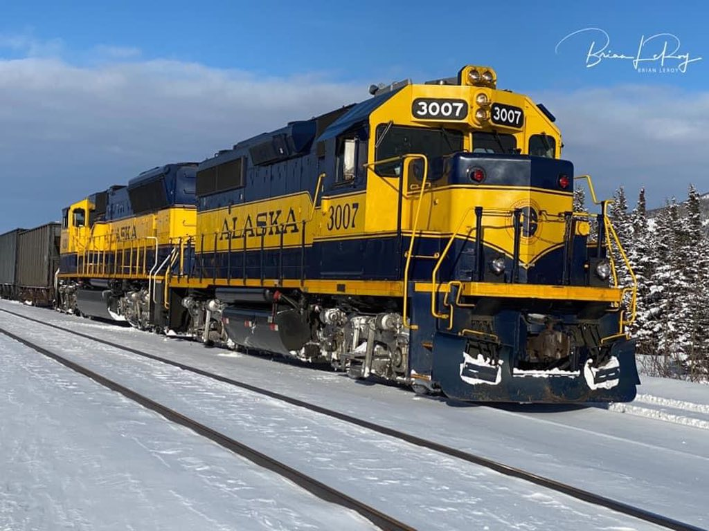 Fairbanks cola train loading for Usibelli tipple