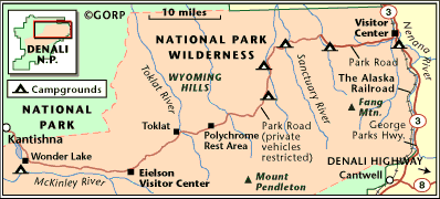 Denali Park Map