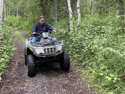 John on ATV